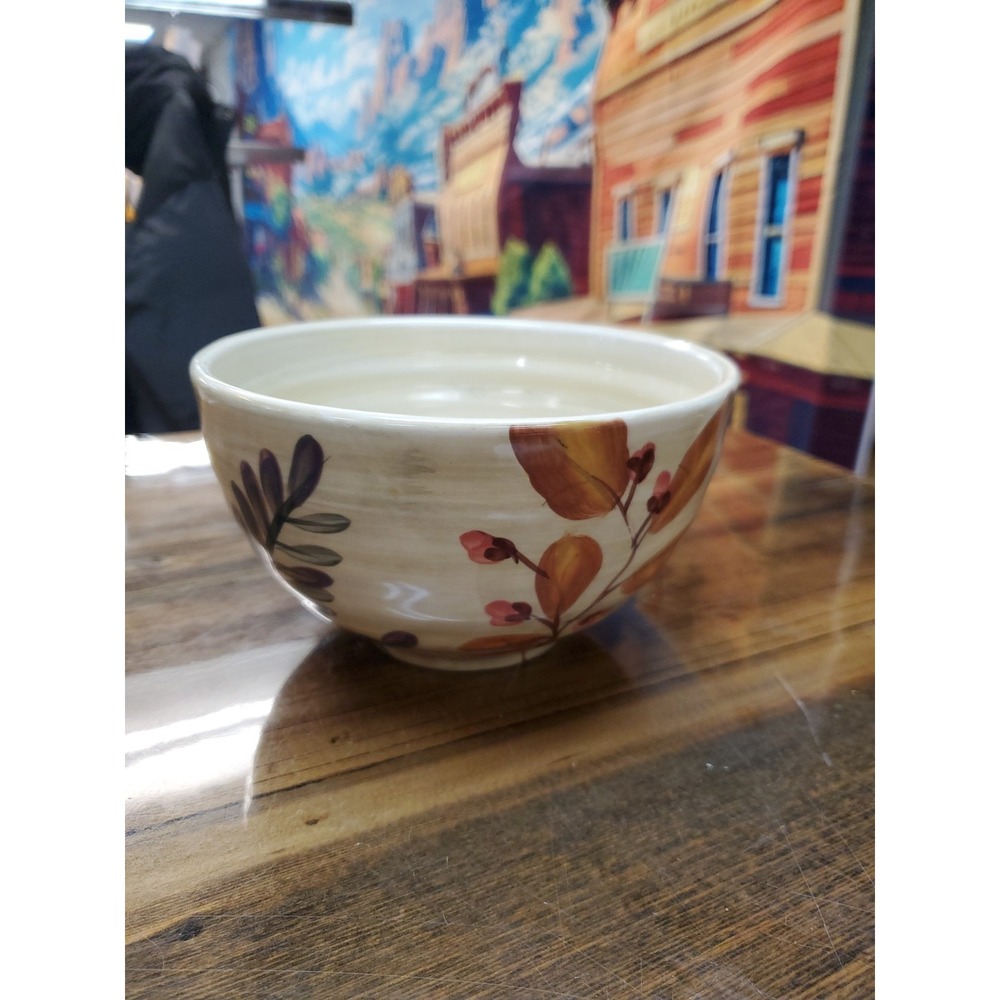 Home Trends Shadowwood Soup / Cereal Bowl Stoneware  6 1/2" Pottery Microwave